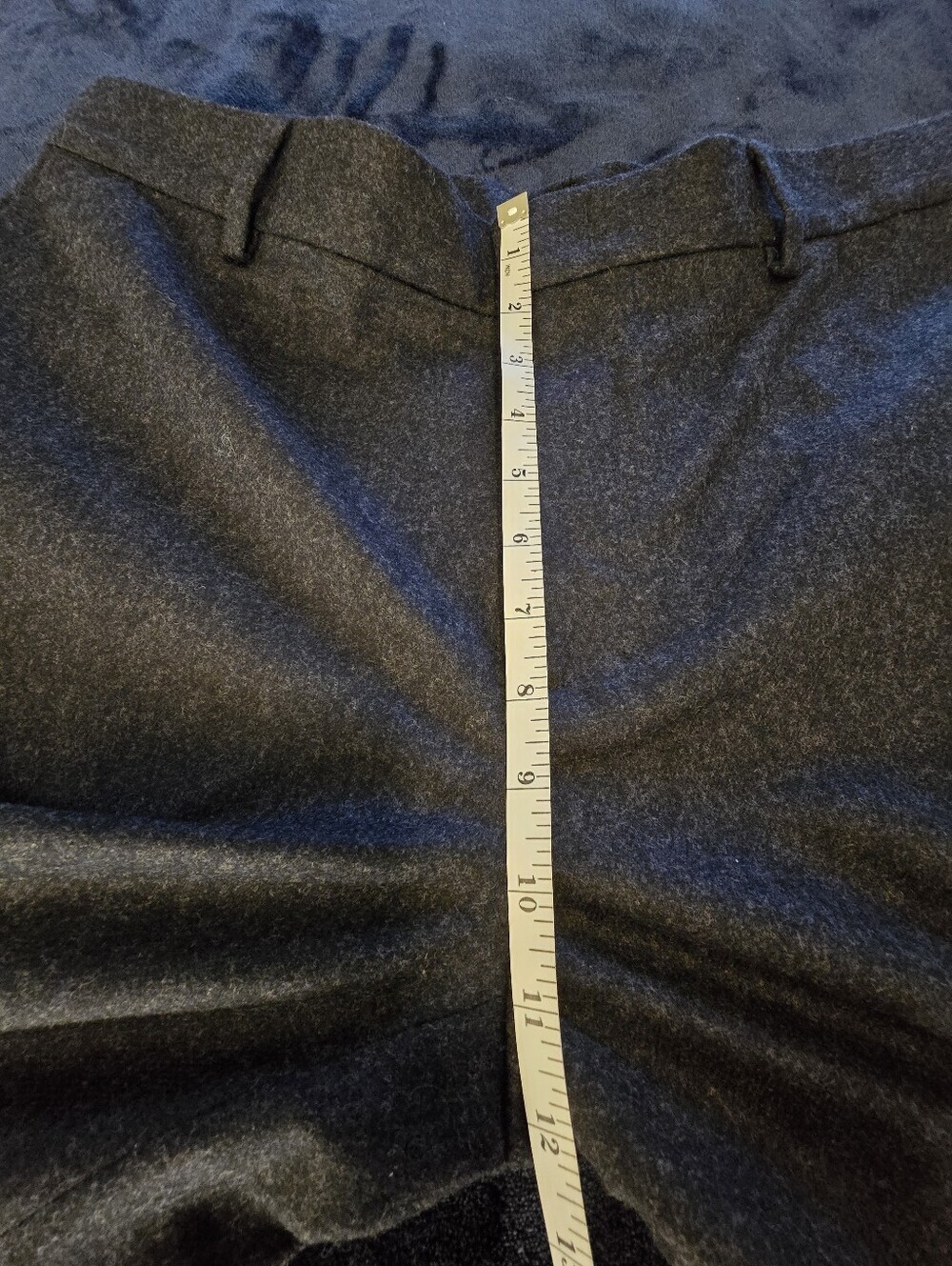 COS Womens Charcoal Tailored Dress Pants Classic Workwear Wool And Cashmere - Picture 13 of 14